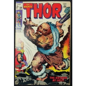 Thor (1966) #159 FN (6.0) Thor/Dr. Donald Blake Origin Jack Kirby Cover & Art