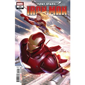 Tony Stark: Iron Man (2018) #14 VF/NM Dan Slott Captain Marvel App