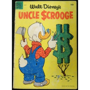 UNCLE SCROOGE #'s 9 & 10 WALT DISNEY DELL COMICS 1955 EARLY LOT