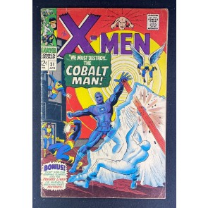X-Men (1963) #31 VG- (3.5) 1st App Cobalt Man Dan Adkins