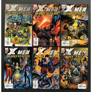 X-Men: Deadly Genesis (2006) #'s 1 2 3 4 5 6 1st App Vulcan Brubaker Silvestri