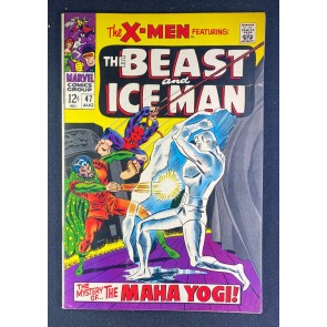 X-Men (1963) #47 VF- (7.5) Don Heck Beast Ice Man